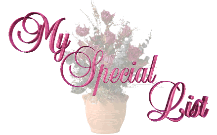 My Special List - Inspiration Line Onine Magazine